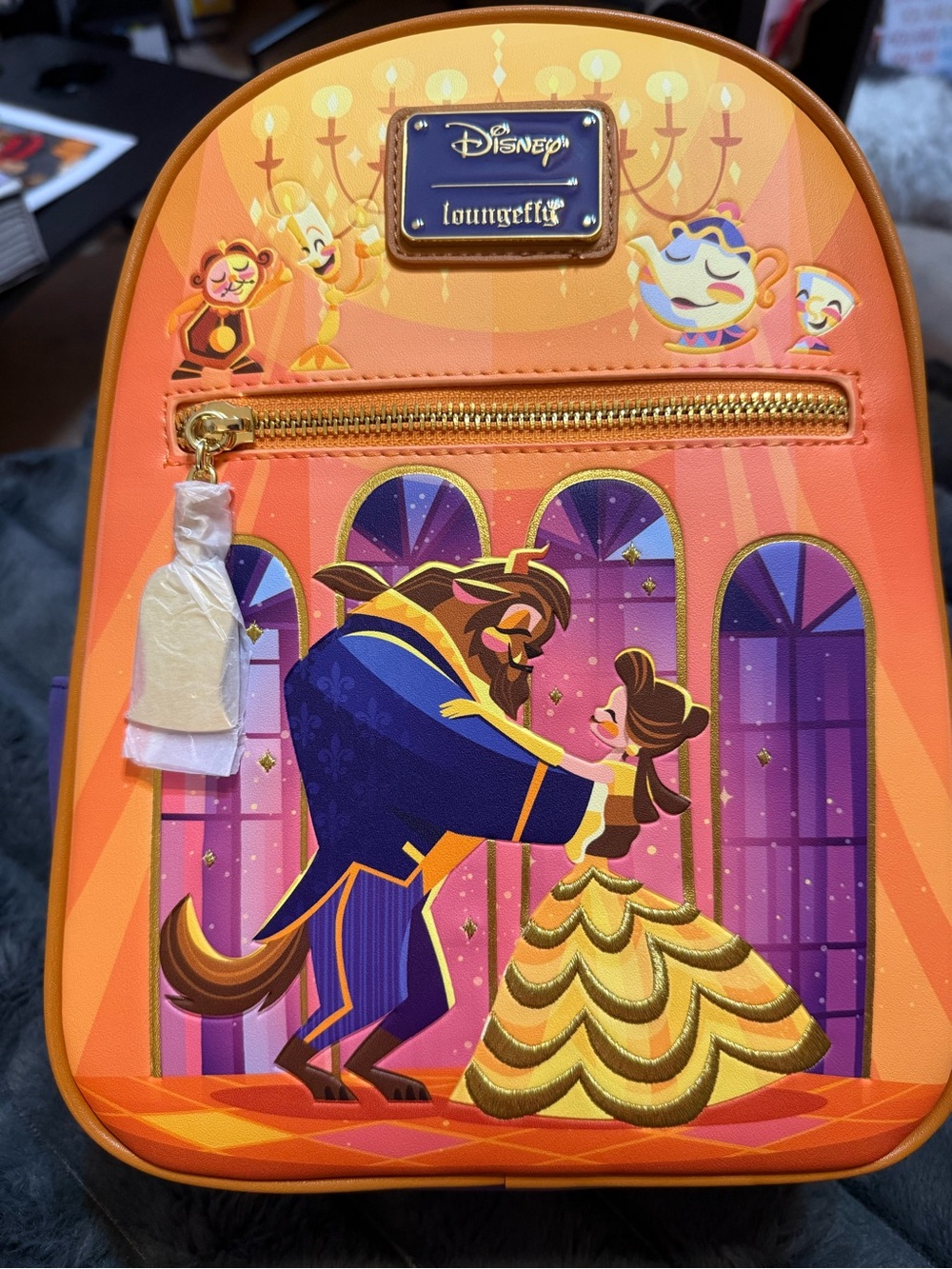 Brand New LF Beauty and the Beast Mini Backpack with Like New matching LF wallet